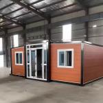 Living Room Expandable Prefab House Three Bedroom Container Home Customized