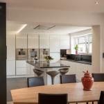 Modern Kitchen Cabinet with Waterproof Skirting Profiles Baseboard and Black
