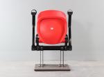 HDPE Plastic Stadium Chair With Cupholder