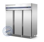 SS304 Double Door Kitchen Fridge Freezer 1100L 1360L Practical