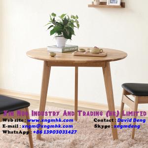 Quality Economical and durable round oak green paint in the living room coffee table wholesale