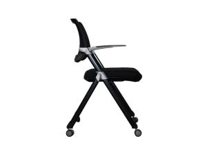 Quality Indoor 4 Wheels Metal Plastic Ergonomic Folding Office Chair wholesale