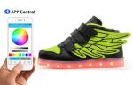 Fashional App Controlled LED Shoes High Top Light Up Sneakers For Adults