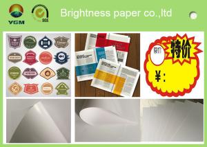 Quality C2s 100% Virgin Pulp Glossy Printing Paper For Label High Stiffness wholesale