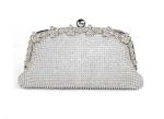 Classic full crystal rhinestone clutch dinner evening lady bride bridesmaid