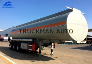 Quality 40-50 Cbm Oil Tank Trailer Carbon Steel Or Aluminum Tank Body Material wholesale
