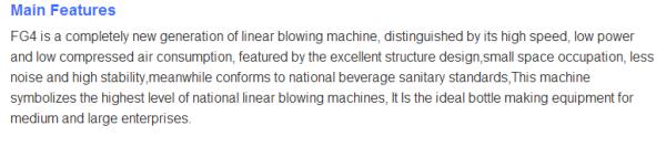 High Speed and high capacity full automatic PET Bottle Blow Molding Machine price