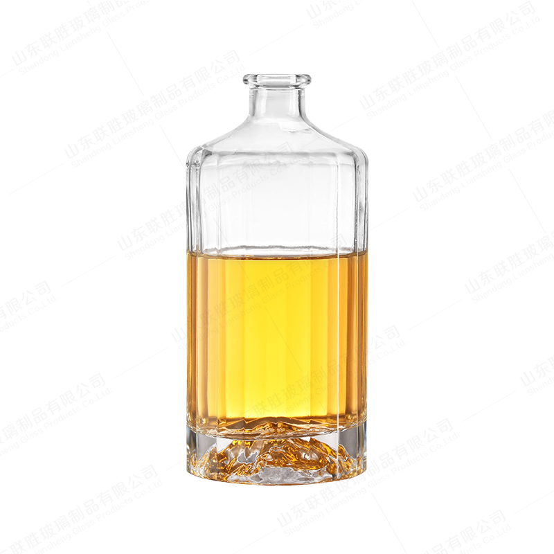 Empty Glass Bottle for Milk/Juice/Tea/Drink 500ML Square