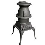 Waterproof Cast Iron Garden Chimney / Cast Iron Wood Burning Stove