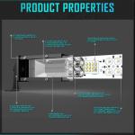 Dual Row LED Light Bar For Car 200W - 1000W Aluminum Profile