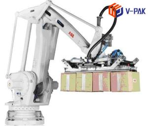 China 10 Cycles / Min Robotic Palletizing System 50 / 60Hz Frequency Easy Palletizable on sale