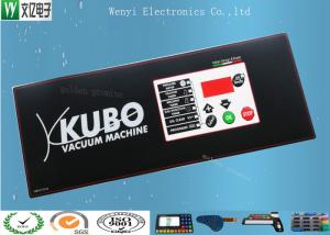 Quality 3M200 MP Membrane Switch Panel PET Ploydome Embossing Keys And LCD Window wholesale