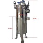 62KG Stainless Steel Multi Cartridge Filter Housing for Building Material Shops