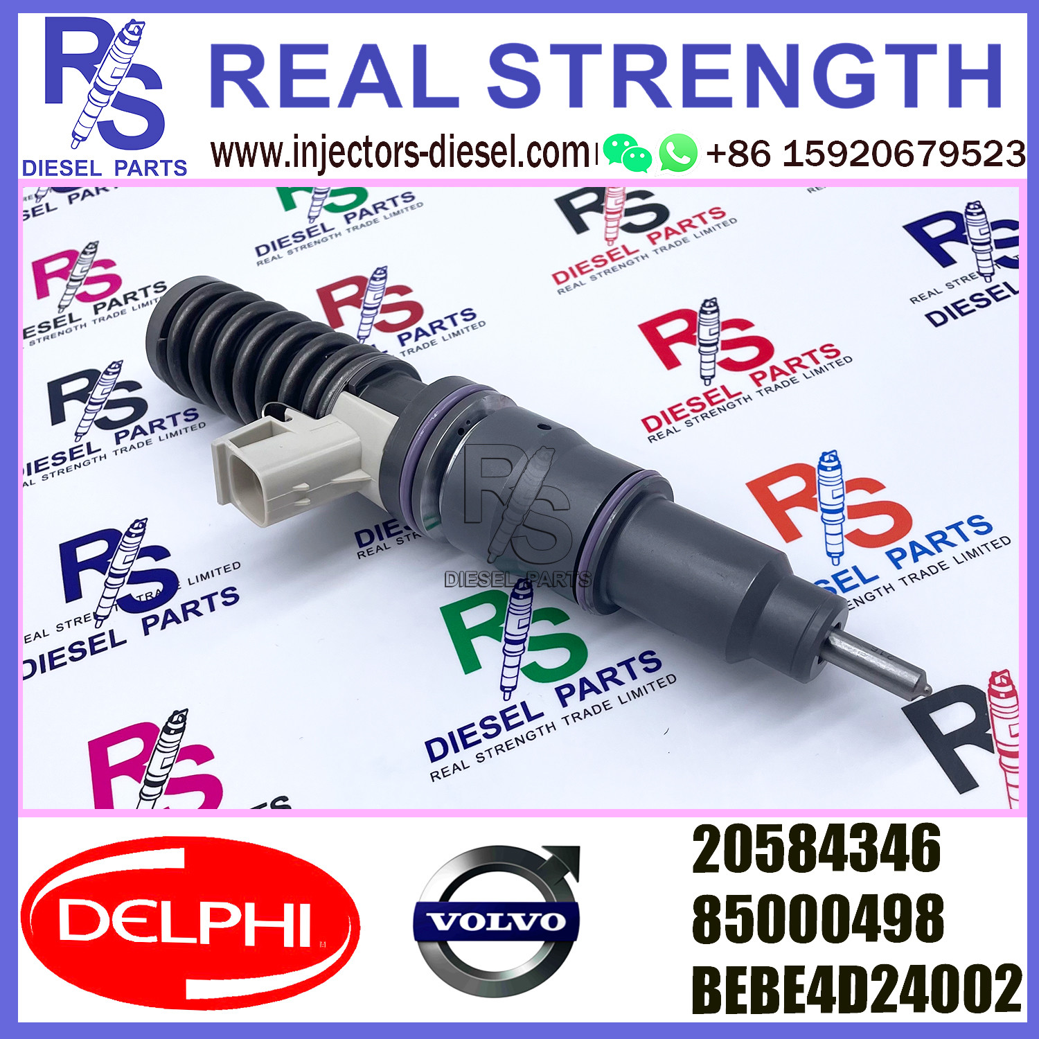 V-O-L-V injector 20584346 diesel Fuel Injection Injector 20584346 85000498 BEBE4D24002 E3.18 for V-O-L-V MD13 HIGH POWER