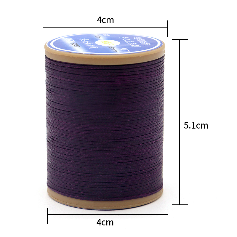 Wax Covered Thread High Tension Polyester Cord for DIY Handicraft Tool Hand Stitching