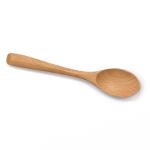 Durable Natural Handle Custom Logo BSCI Wooden Spoon For Baby