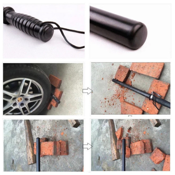 PC Or PC ABS Police Truncheon Length 535mm Diameter:35mm Light Weight