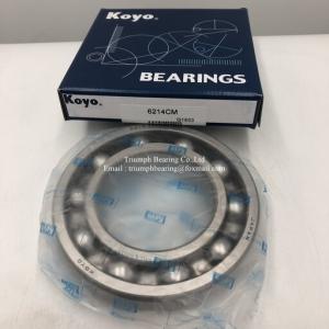 Quality KOYO Deep Groove Ball Bearings 6214CM , 6214 wholesale