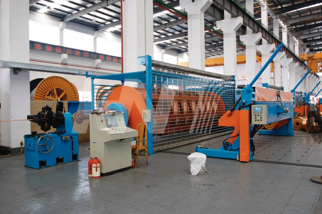 Side Or Side Bottom Bobin Loading Rigid Stranding Machine Voltage Customizable