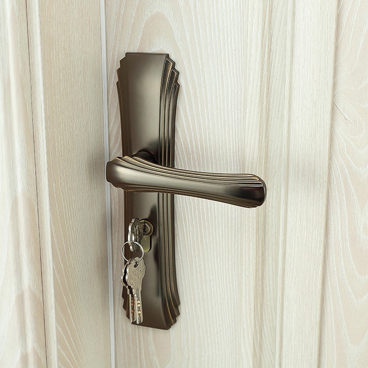 Cheapest trendy modern solid teak  wood door designs for interior