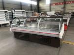 Sliding Door Deli Display Freezer 1.5m 2m 2.5m Stainless Steel Meat