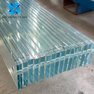 Quality 8mm Colorless Tempered Laminated Glass With 0.38mm Ultra Clear PVB Film wholesale