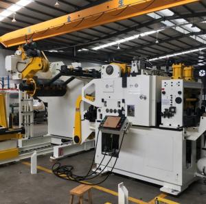 Quality 1200mm NC Servo Roll Feeder LPG Decoiler With Straightener wholesale