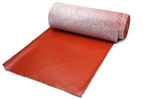 Quality Fireproof Silicone Rubber Coated Fiberglass Cloth 260 Degree Working Temperature wholesale