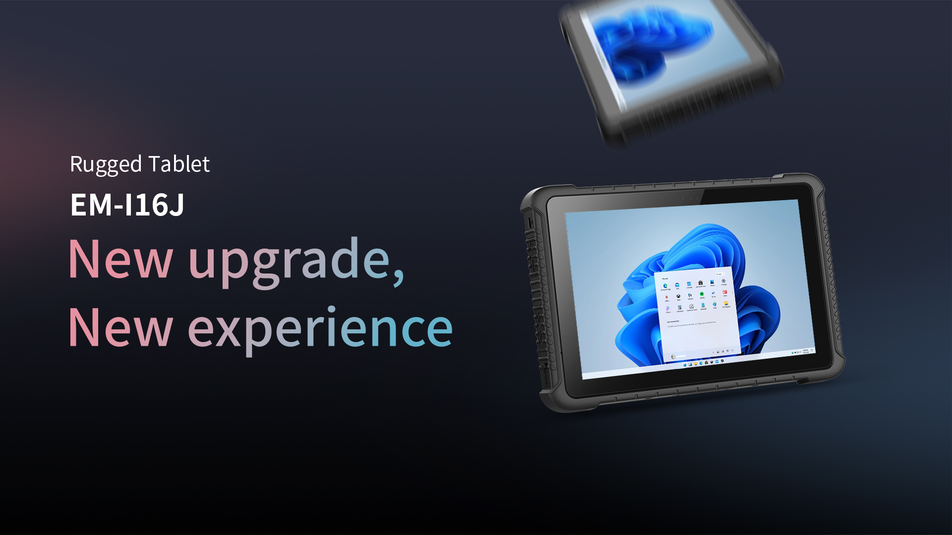 10.1" Rugged Tablet PC with Ethernet Port and Charging Rack 128GB Memory Capacity