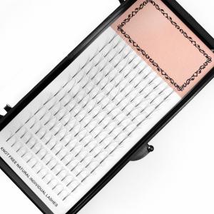 Quality C &amp; D Curl Pre Made Fans Eyelash Extensions Silk Pbt Fiber Material wholesale