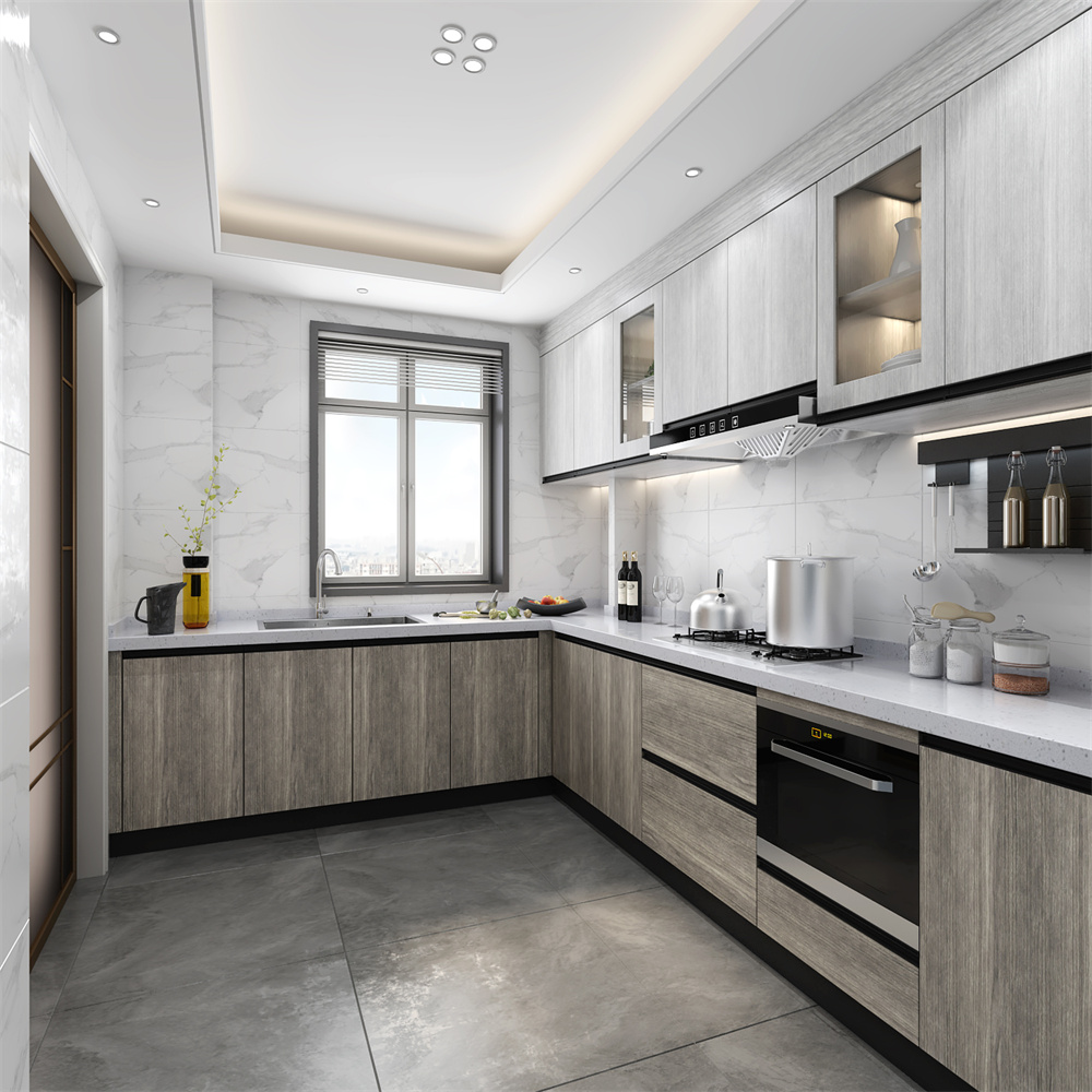 Modernize Your Kitchen with European Style Wood Cabinets and Pull Out Pantry in 2022