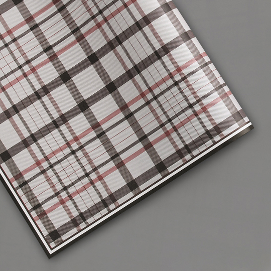 British Style Waterproof Plastic 10m Roll Wrapping Paper 2 Sided Wrapping Paper