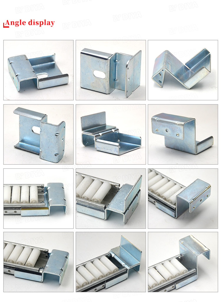Galvanized Roller Track Hardware Connector Roller Track Metal Joint ISO9001