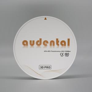Quality 650-1100Mpa Dental Zirconia Block Vita16 Bleach4 Color OEM/ODM Available wholesale