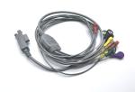 JinKe 10 Leads IEC AHA Holter ECG Lead Wires 0.25mA
