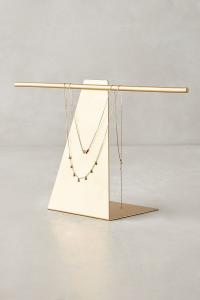 Quality Portable Simple Jewelry Display Stands Fashion Accessories Display Stands Iron Golden wholesale