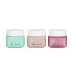 Square Shape Amber Cream Packaging Jar Personal Care Container 50g