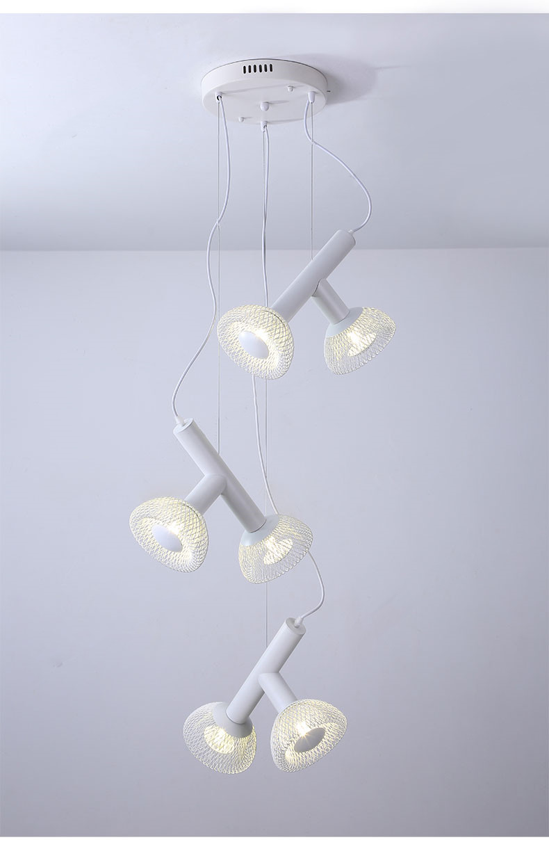 Nordic black Designer Chandelier Bedroom Living Room Dining Staircase Chandelier(WH-MI-411)