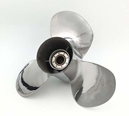 Light Weight Stainless Steel Propeller , Replacement Boat Propellers For