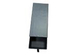 Matte Black Drawer Style Rigid Paper Gift Box 175x78x60mm