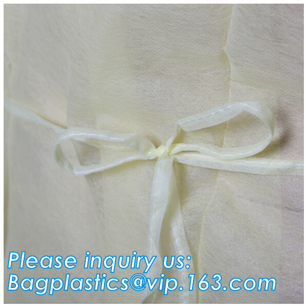 Non-woven Medical White Coveralls,Disposable Medical Waterproof Isolation Gown, 00:41 Medical Disposable Chemical Prot