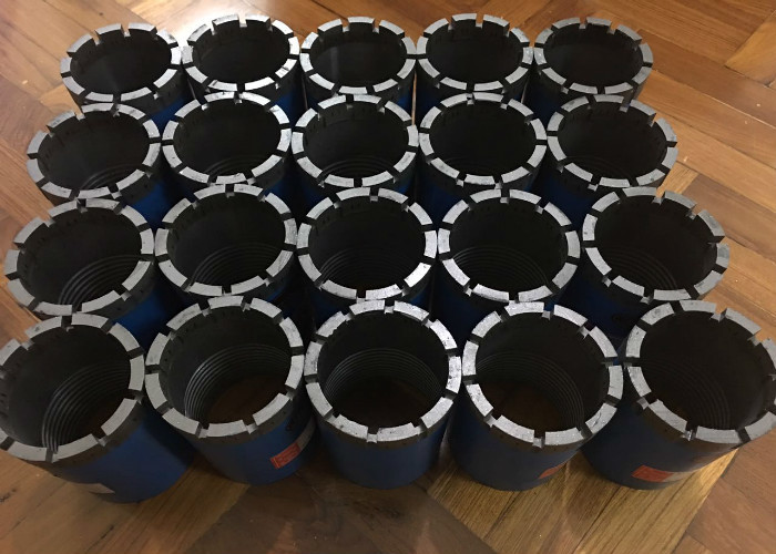 H / WL Wireline Drilling Impregnated Diamond Bit Mineral Exploration High Efficiency