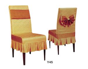 Quality CHINESE style wedding party beautiful chair cloth with furniture manufacture (Y-45) wholesale