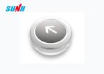 Up And Down Elevator Push Button Zinc Alloy Material Slim Round Shape