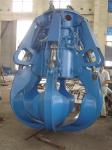 1m3 metal scrap handling electric hydraulic orange peel grab