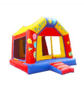 Quality Large Entrance Inflatable Castles With Two Transparent Windows wholesale