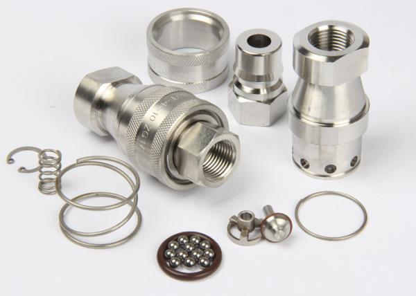 Female Thread Hydraulic Quick Connect Couplings , Stainless Steel Quick Release