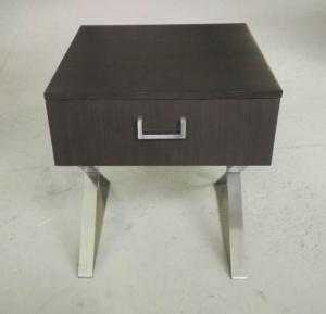 Quality wooden night stand with metal base/bed side table, casegoods,hotel furniture NT-0084 wholesale