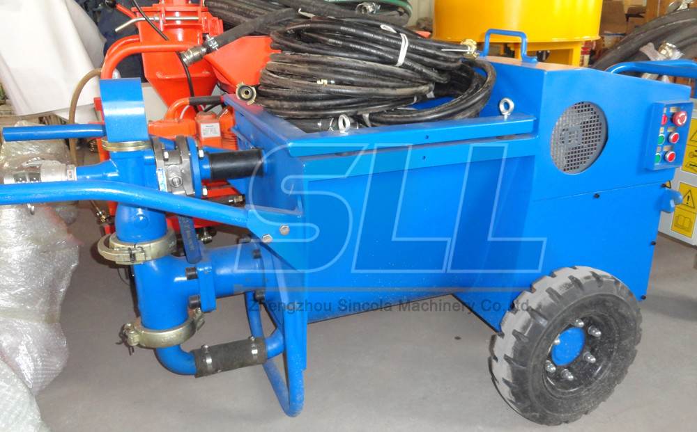 60L Output Double Piston Mortar Pump Machine For Construction Building Site