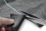 6 x 33 feet Sheet Woven Weed Control Fabric - Stabilized Black Heavy Duty 3 oz